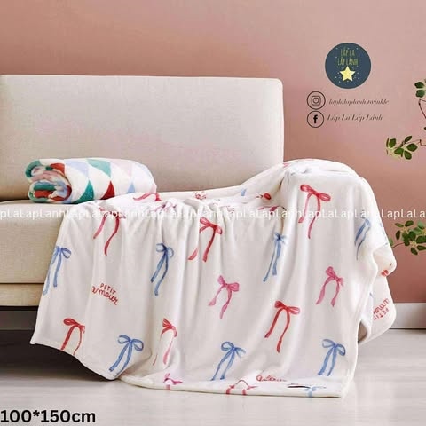 ModernHouse Chăn lông Ribbon