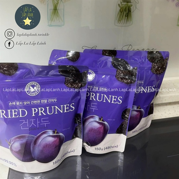 MountainandField Set 3 gói mận khô 150g