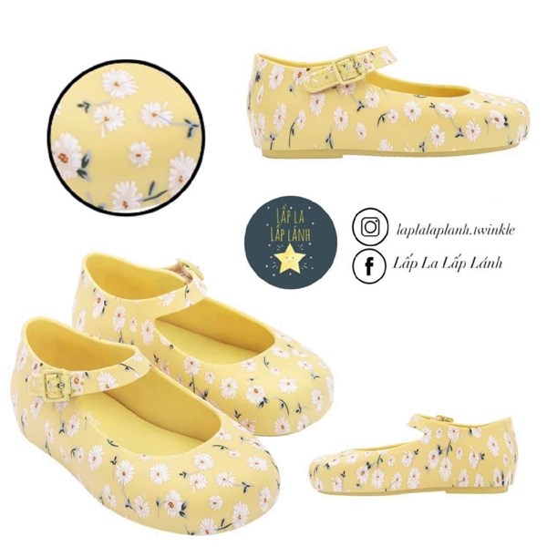 Minimelissa Giày búp bê hoa nhí Vàng