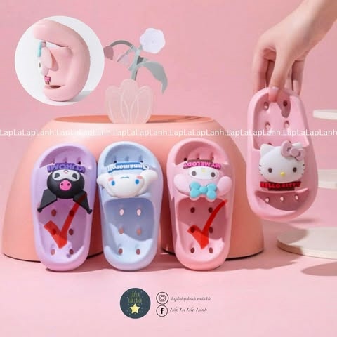 Sanrio Dép nhà tắm Kuromi size 150