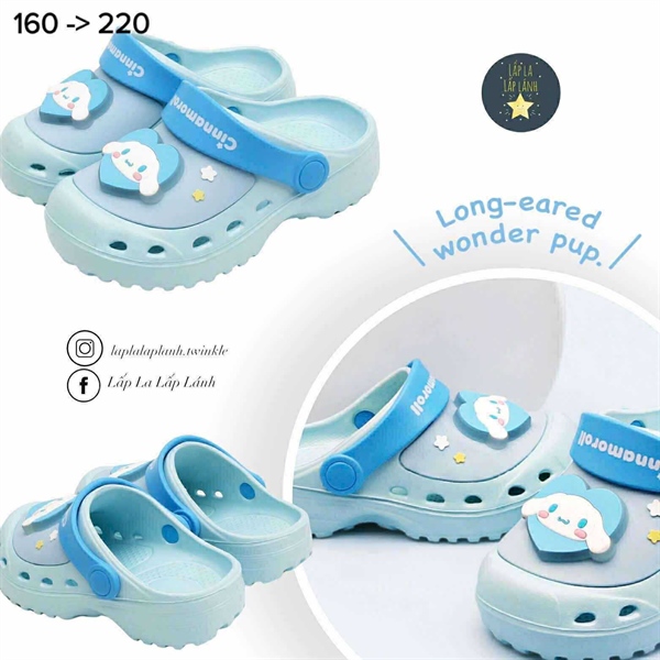 Shoelamode Sục nhựa Cinnamoroll Love size 210