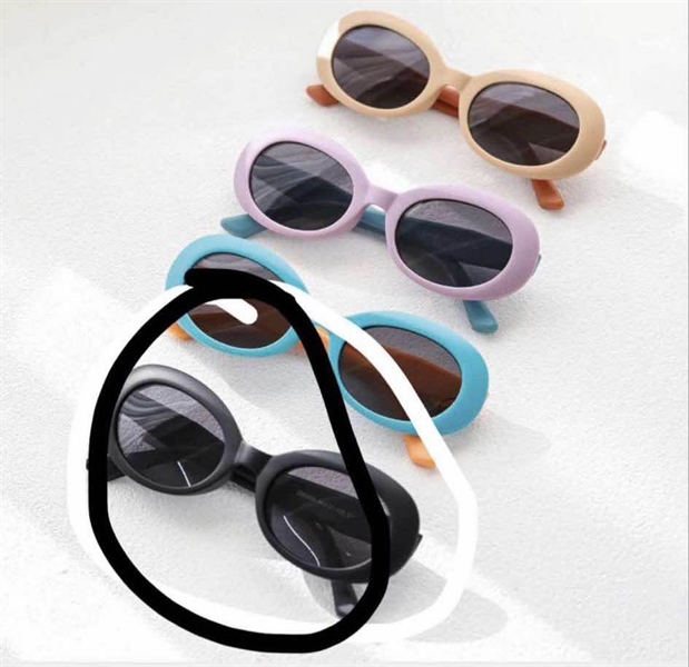 Bayb Kính mát gọng oval Black