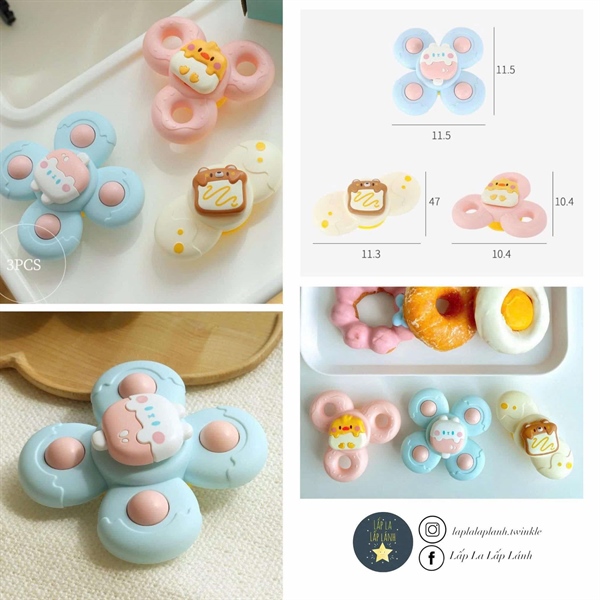 Beniri Set con quay Vịt Thỏ Gấu