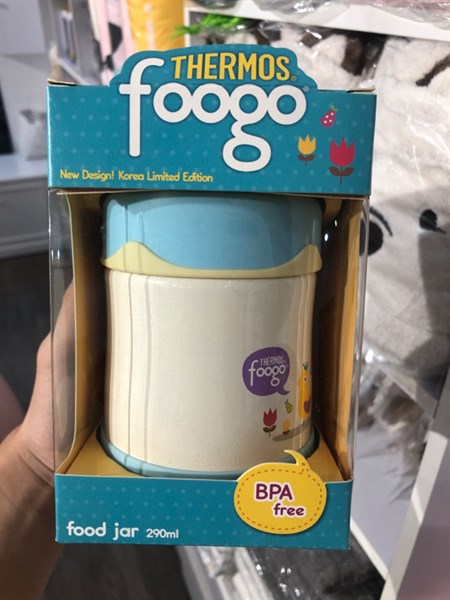 Foogo Bình ủ cháo Blue