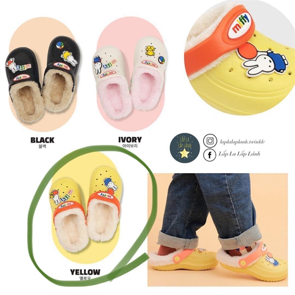 Pancoat Sục lông thỏ miffy Vàng size 170