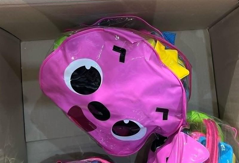 Pinkfong Đồ chơi xúc cát balo pinkfong hồng