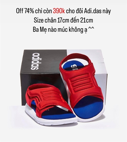 Adidas Sandal EG2234 size 170