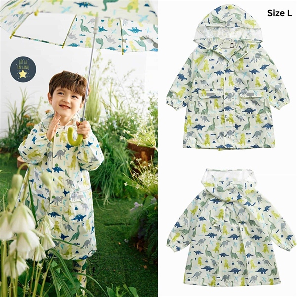 Has Áo mưa Khủng long xanh lá size L