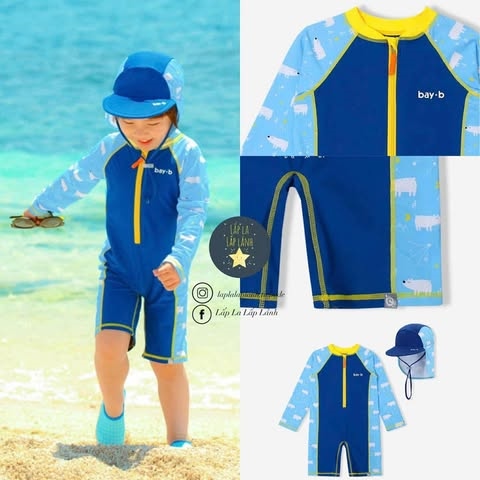 Bayb Set đồ bơi Navy 3p size M