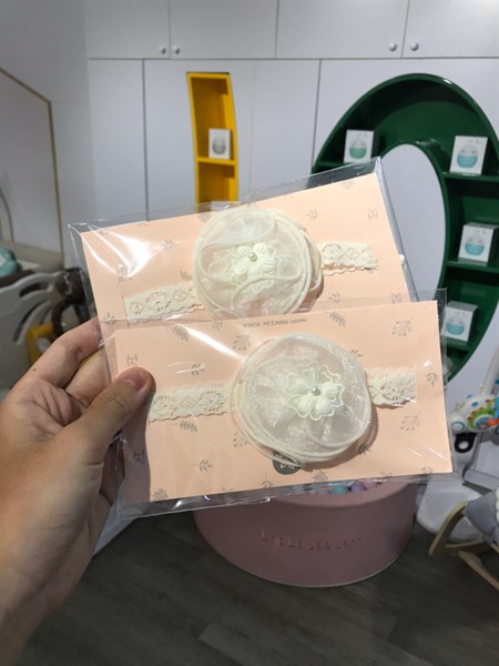 Happy Prince Hairband Hoa to Trắng voan