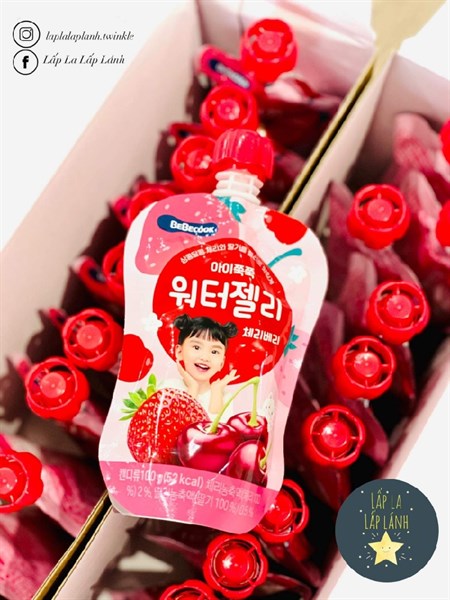 Bebecook Nước trái cây vị Cherry Dạng gói nhỏ
