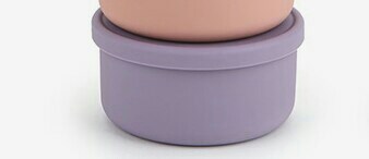 Dailylike Bát Silicone Kèm Nắp Purple