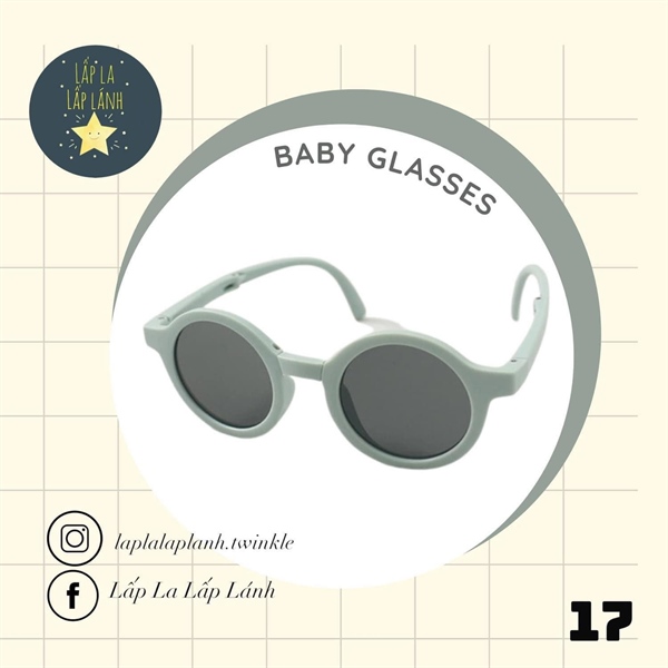 Rangubebe Kính mát tròn Mint
