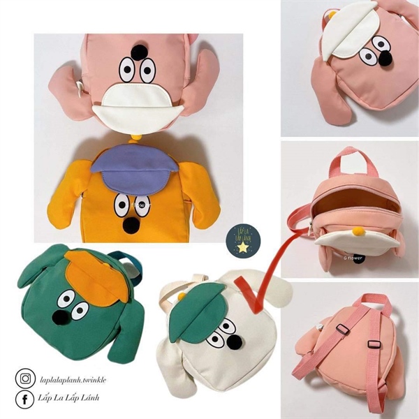 Rangubebe Balo cún Trắng