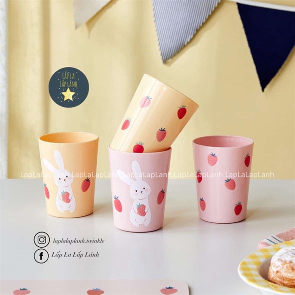 Modernhouse Set 4 ly thỏ dâu