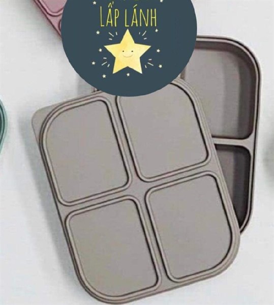 Modui Silicone Cube 4 ô Nâu