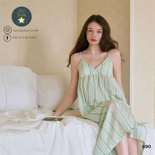 Ullala Váy ngủ xanh