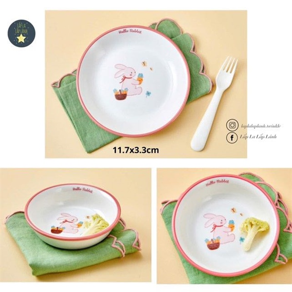 Modernhouse Đĩa sứ thỏ size 12cm