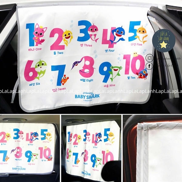 Pinkfong Rèm chắn nắng Pinkfong Number