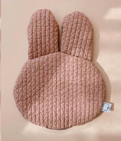 Dottodot Thin Pillow Thỏ vân sọc Nâu
