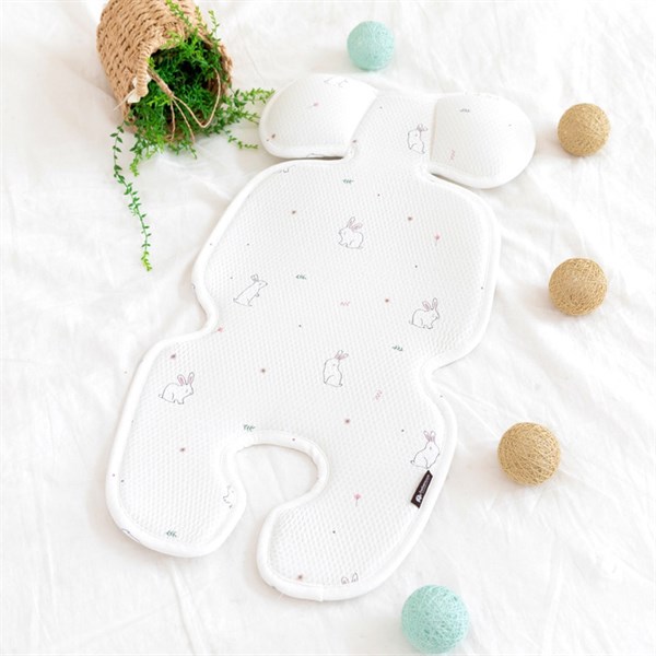 Bebenuvo Nệm lót xe đẩy- Thỏ