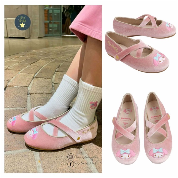 Shoopenkids Giày bệt HPKWFEF91S Hồng S200