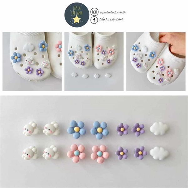 Littledeer Charm thỏ hoa