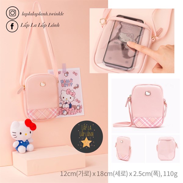 Winghouse Túi đeo chéo HK0025 mẫu Hello Kitty
