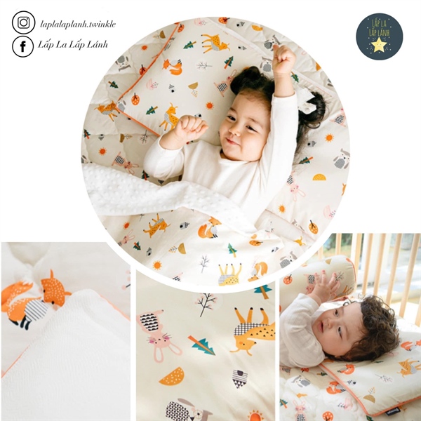 Formongde Wide pillow Hươu thỏ 30x70cm