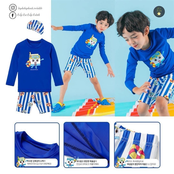 Ozkiz Đồ bơi bread blue size 100