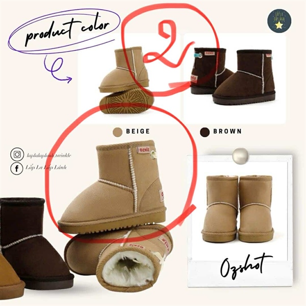 Ozkiz Ủng beige size 190