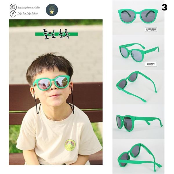 Ankyong Kính mát Mẫu 3 Xanh Lá