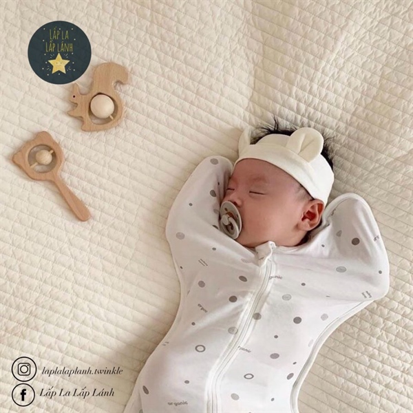 Malanghoney Kén ngủ Chấm bi Vải dày size M