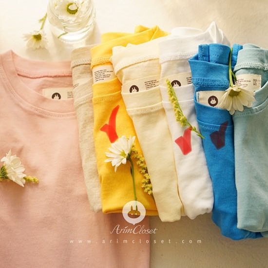 Arimcloset Set áo Trắng, Vàng, Xanh Blue size 24-36m