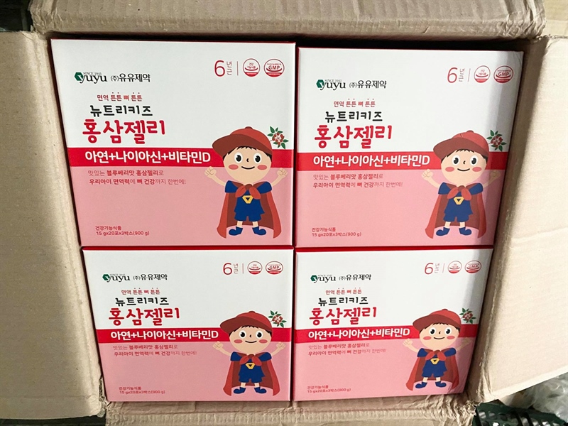 Yuyu Thạch hồng sâm Hộp 60 gói date 03.09.2026