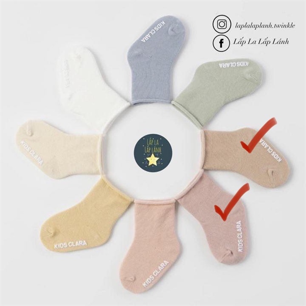 HappyPrince Vớ cho bé size 0-12m Beige