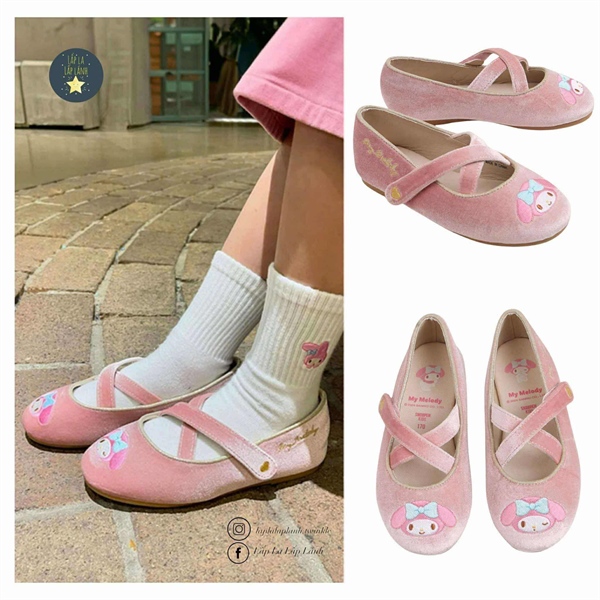 Shoopenkids Giày bệt HPKWFEF91S Hồng S210