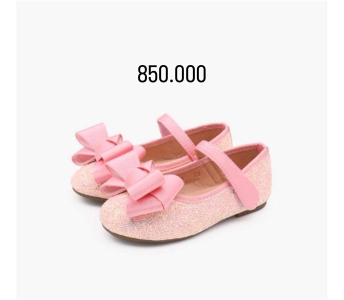 Kiphant Giày búp bê nơ hồng size 170