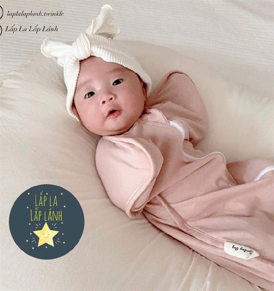 SundayHug Swaddle Kén ngủ size L Pink