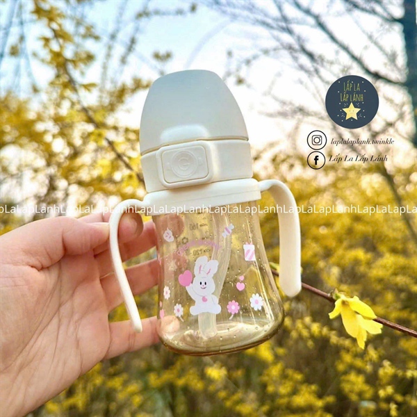 Grosmimi Bình nước Thỏ kẹo 200ml