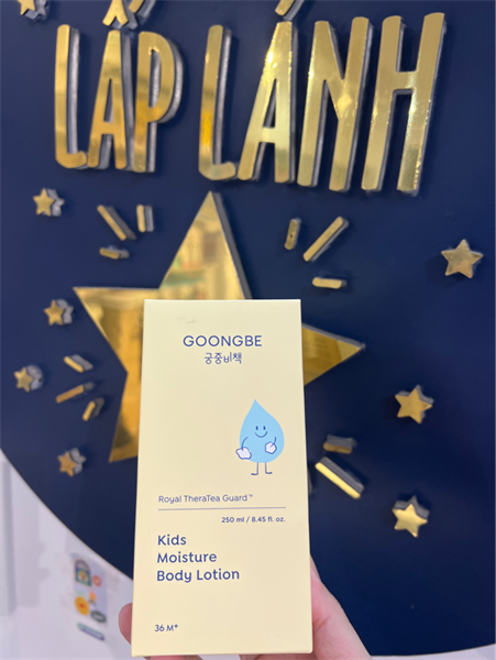 Goongbe Kid Moisture Body lotion 250ml loại 36M+ date 23/03/2028