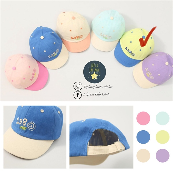 Rangubebe Nón lưỡi trai 198 màu Vàng