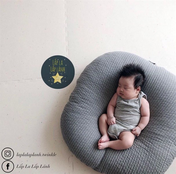 Rototobebe Vỏ gối chống trào Vân xám sọc