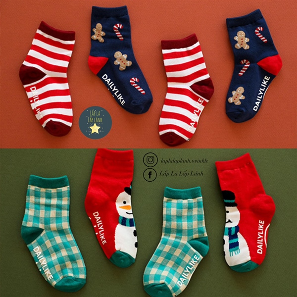 Dailylike set 4 vớ mẫu 1 size M