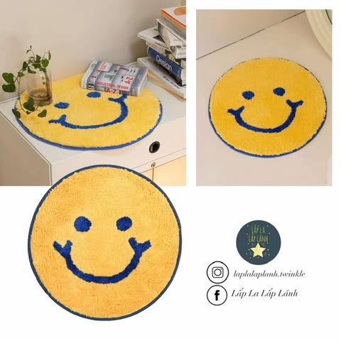 Dailylike Thảm chân Mặt cười