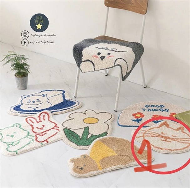 Dailylike Thảm mèo