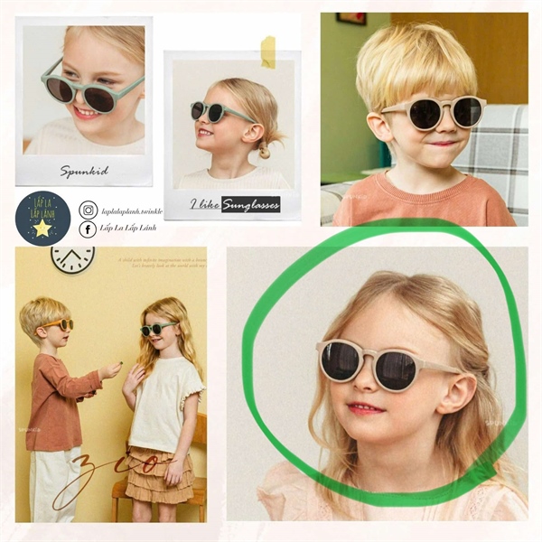 Spunkid Kính mát Jio Beige