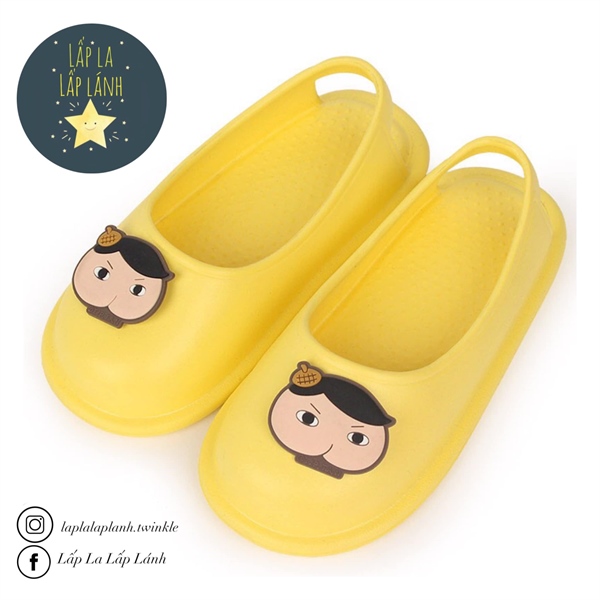 PANCOAT Giày nhựa Nón Hạt Dẻ Vàng