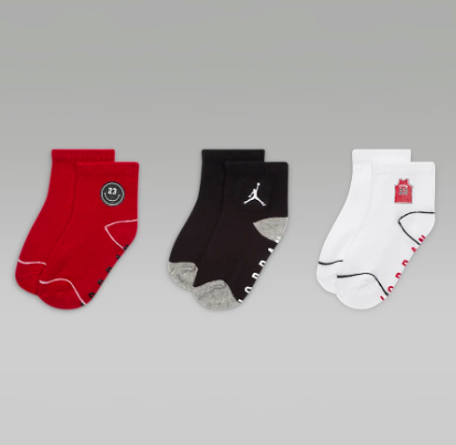 Nike Set 3 vớ Jordan size 12-24m