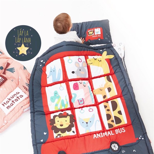 Hajour Set Ngủ Animal Bus